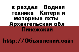  в раздел : Водная техника » Катера и моторные яхты . Архангельская обл.,Пинежский 